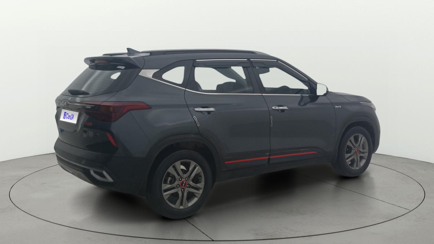 2023 KIA SELTOS HTX IVT, Petrol, Automatic, 43,354 km, Right Back Diagonal