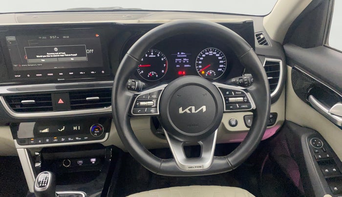 2022 KIA SELTOS HTX 1.5 PETROL, Petrol, Manual, 28,282 km, Steering Wheel Close Up