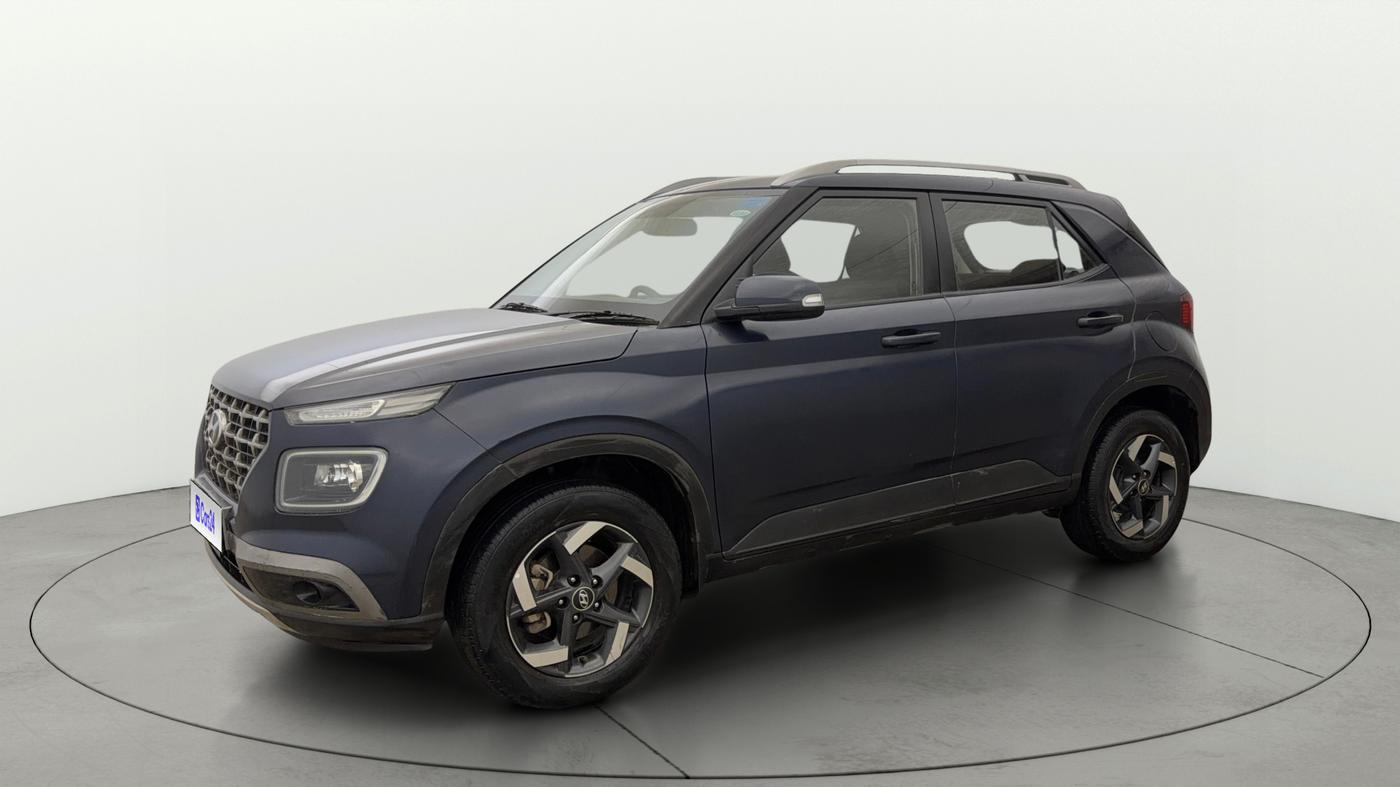 2019 Hyundai VENUE SX 1.0 TURBO, Petrol, Manual, 1,23,025 km, Left Front Diagonal