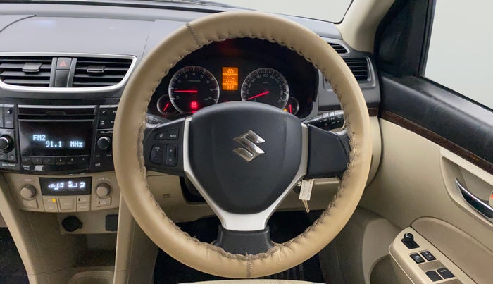 2014 Maruti Swift Dzire ZXI, Petrol, Manual, 42,349 km, Steering Wheel Close Up