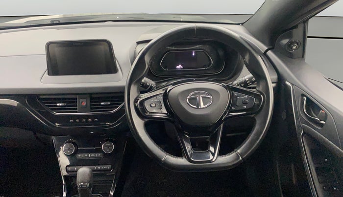 2023 Tata NEXON XZA PLUS LUX SUNROOF DARK PETROL, Petrol, Automatic, 20,080 km, Steering Wheel Close Up