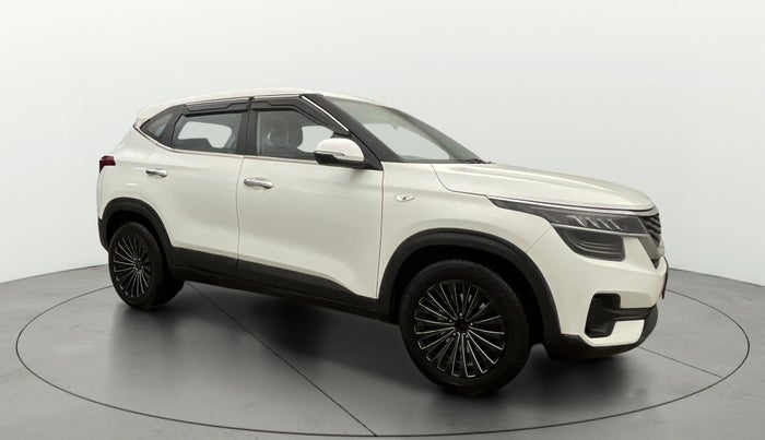 2021 KIA SELTOS HTE 1.5 PETROL, CNG, Manual, 60,780 km, Right Front Diagonal