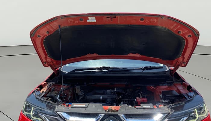 2024 Maruti BREZZA ZXI  AT SMART HYBRID DUAL TONE, Petrol, Automatic, 12,769 km, Open Bonet