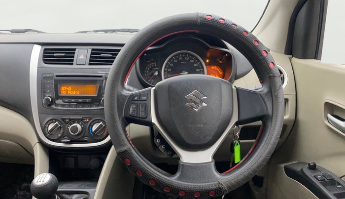 2014 Maruti Celerio ZXI, Petrol, Manual, 1,12,987 km, Steering Wheel Close Up