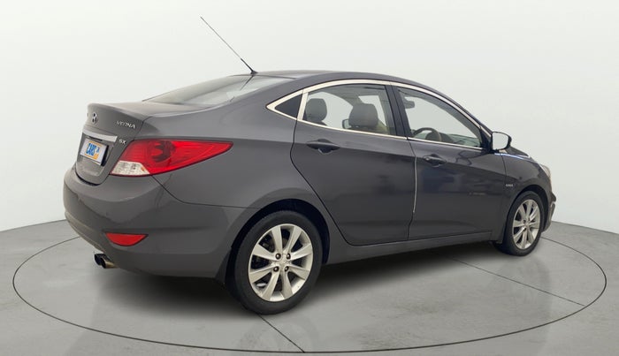 2012 Hyundai Verna FLUIDIC 1.6 CRDI SX, Diesel, Manual, 94,556 km, Right Back Diagonal
