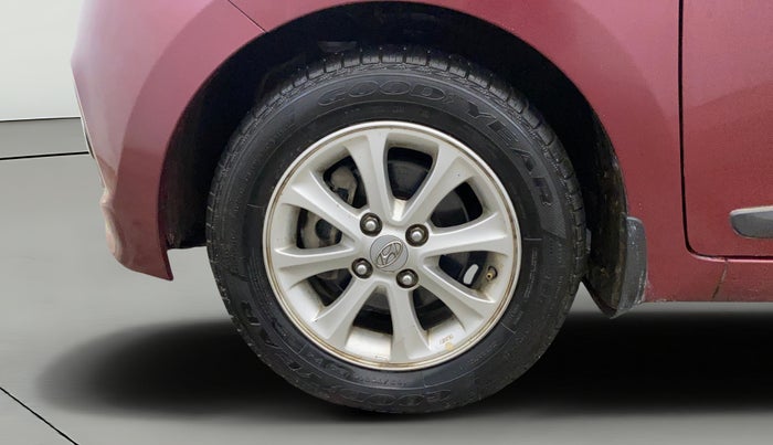 2015 Hyundai Grand i10 ASTA AT 1.2 KAPPA VTVT, Petrol, Automatic, 27,277 km, Left Front Wheel