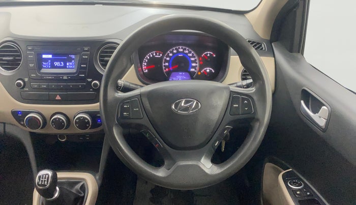 2016 Hyundai Grand i10 SPORTZ 1.2 KAPPA VTVT, Petrol, Manual, 94,181 km, Steering Wheel Close Up