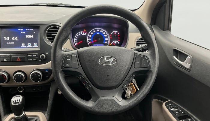 2019 Hyundai Grand i10 SPORTZ 1.2 KAPPA VTVT, Petrol, Manual, 50,419 km, Steering Wheel Close Up