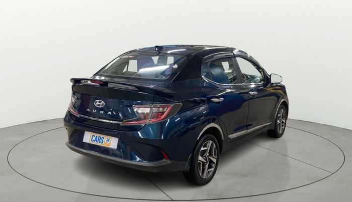 2022 Hyundai AURA SX 1.2 CNG, CNG, Manual, 25,033 km, Right Back Diagonal