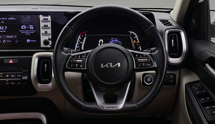 2021 KIA SONET HTX 1.0 IMT, Petrol, Manual, 38,298 km, Steering Wheel Close Up