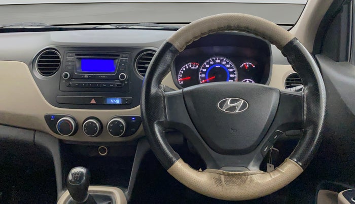 2014 Hyundai Grand i10 MAGNA 1.2 KAPPA VTVT, Petrol, Manual, 28,404 km, Steering Wheel Close Up