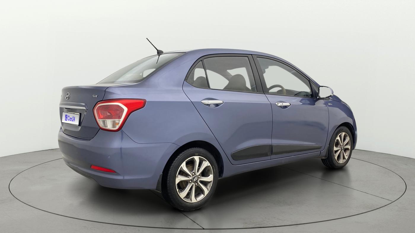 2015 Hyundai Xcent SX AT 1.2 (O), Petrol, Automatic, 50,093 km, Right Back Diagonal