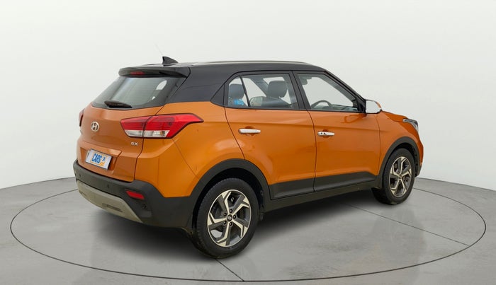 2018 Hyundai Creta SX 1.6 PETROL DUAL TONE, Petrol, Manual, 41,824 km, Right Back Diagonal