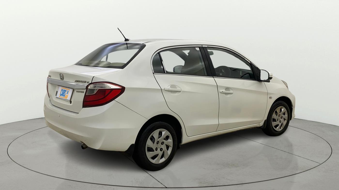 2017 Honda Amaze 1.5L I-DTEC S, Diesel, Manual, 1,13,855 km, Right Back Diagonal