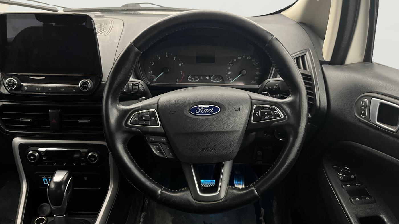 2018 Ford Ecosport TITANIUM + 1.5L PETROL AT, Petrol, Automatic, 57,422 km, Steering Wheel Close Up