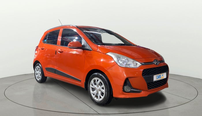 2018 Hyundai Grand i10 SPORTZ 1.2 KAPPA VTVT, Petrol, Manual, 23,843 km, Right Front Diagonal