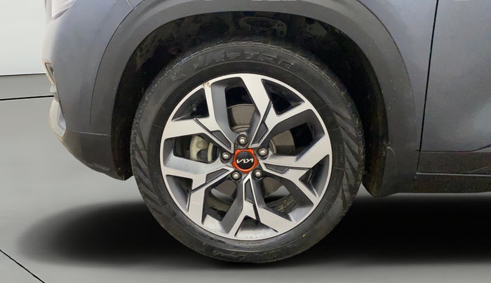 2021 KIA SELTOS X LINE 1.4 PETROL DCT, Petrol, Automatic, 27,961 km, Left Front Wheel