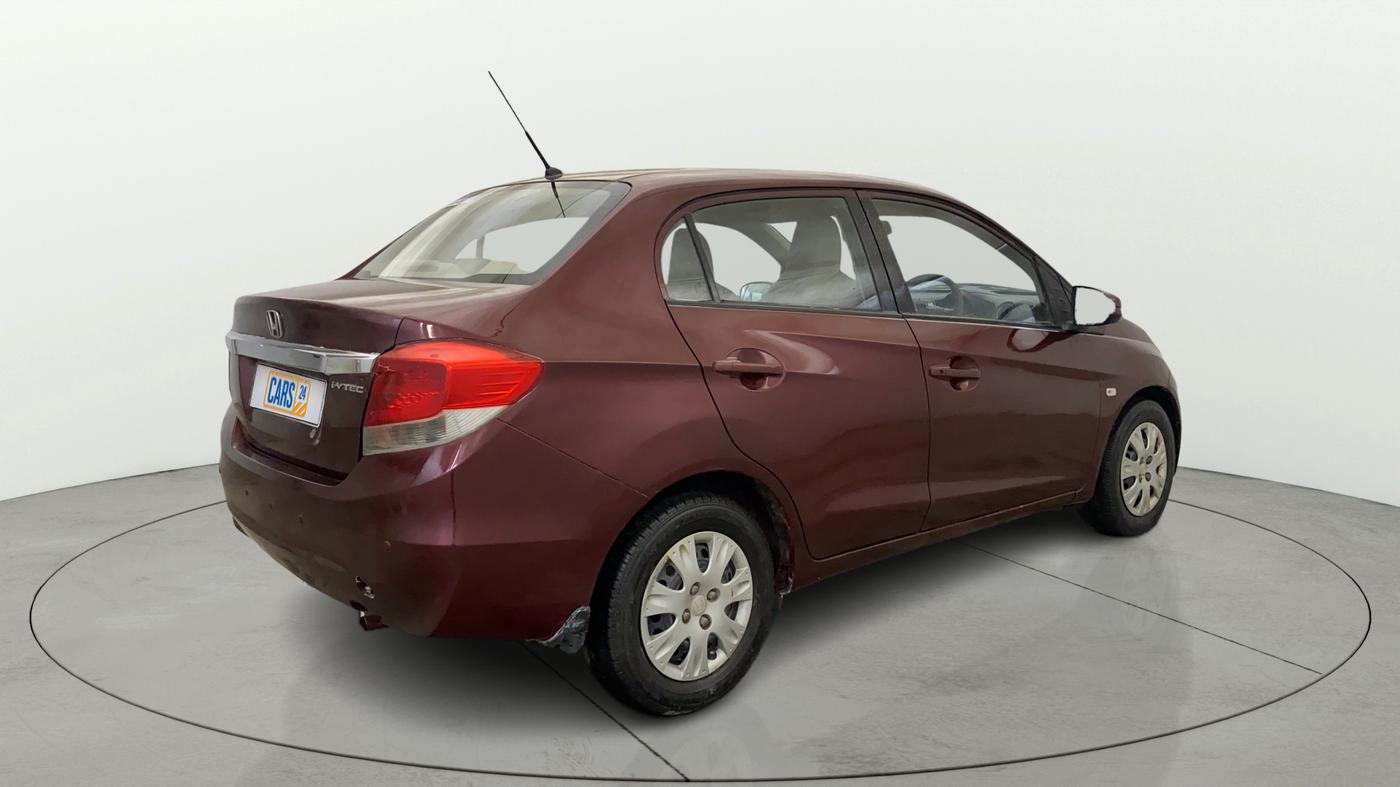 2015 Honda Amaze 1.2L I-VTEC S, Petrol, Manual, 74,628 km, Right Back Diagonal