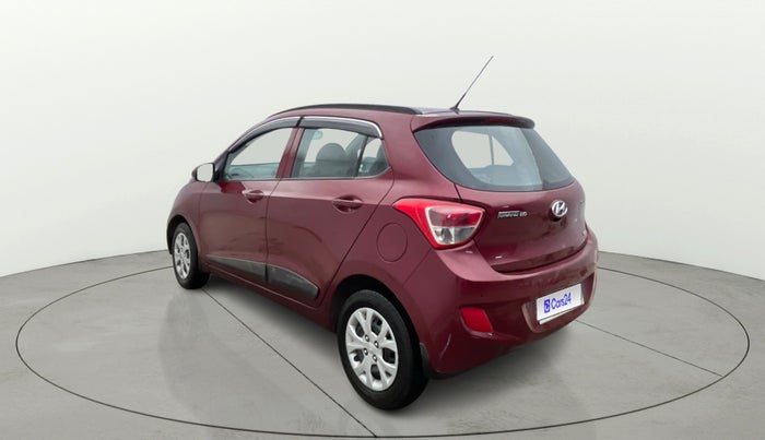 2015 Hyundai Grand i10 SPORTZ 1.2 KAPPA VTVT, Petrol, Manual, 50,396 km, Left Back Diagonal