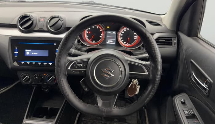 2023 Maruti Swift VXI AMT, Petrol, Automatic, 57,055 km, Steering Wheel Close Up