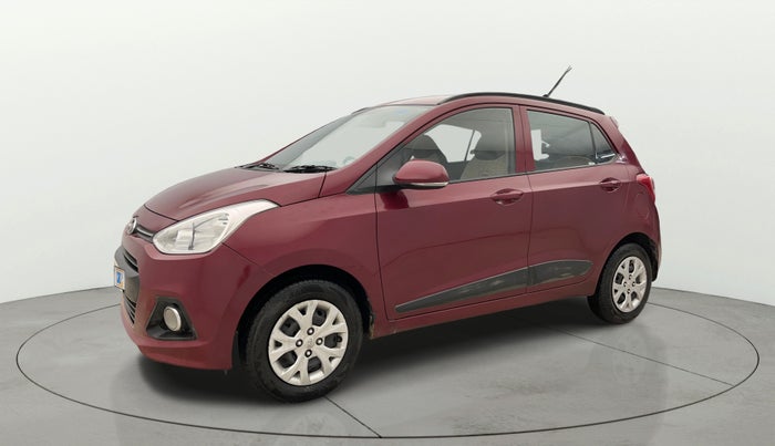 2015 Hyundai Grand i10 SPORTZ 1.2 KAPPA VTVT, Petrol, Manual, 54,303 km, Left Front Diagonal