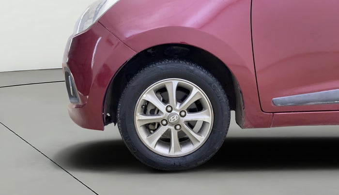 2015 Hyundai Grand i10 ASTA (O) 1.2 KAPPA VTVT, Petrol, Manual, 83,924 km, Left Front Wheel