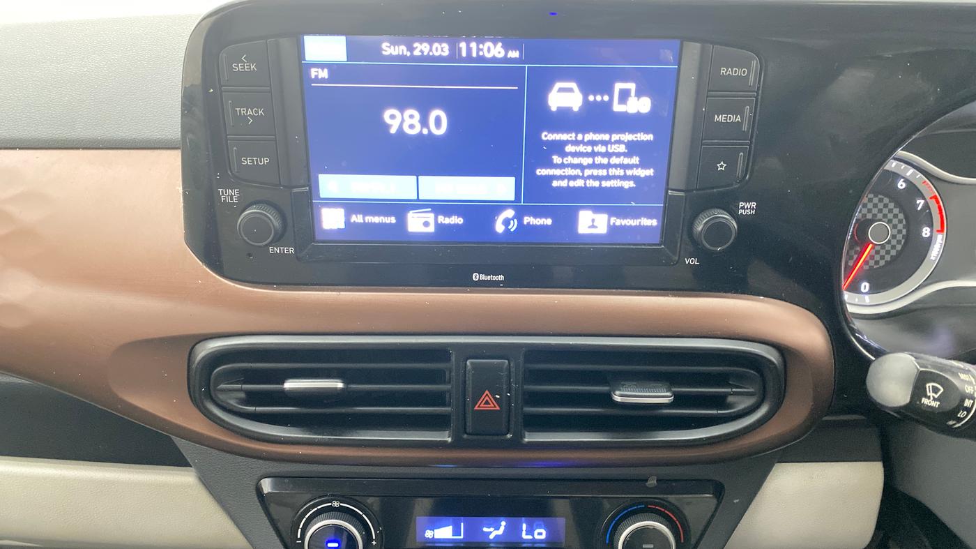 2022 Hyundai AURA SX PLUS 1.2 AMT, Petrol, Automatic, 36,346 km, Air Conditioner