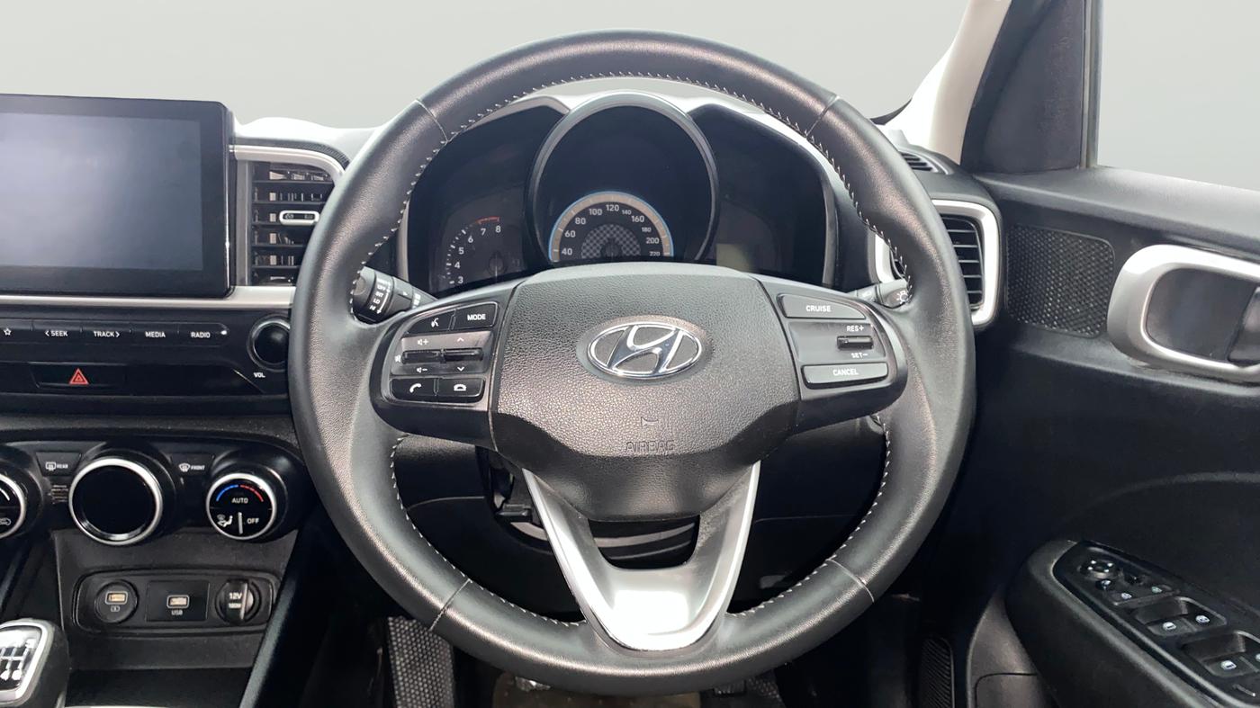 2019 Hyundai VENUE SX 1.0 TURBO, Petrol, Manual, 63,145 km, Steering Wheel Close Up