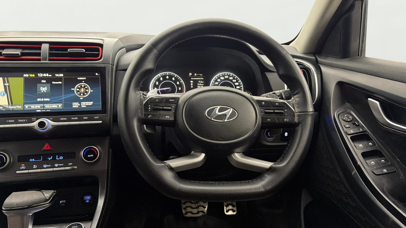 2020 Hyundai Creta SX 1.4 TURBO DCT, Petrol, Automatic, 50,354 km, Steering Wheel Close Up