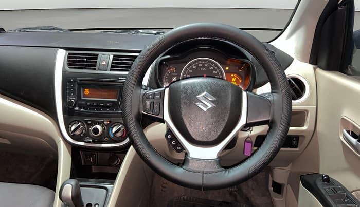 2015 Maruti Celerio ZXI AMT, Petrol, Automatic, 75,076 km, Steering Wheel Close Up