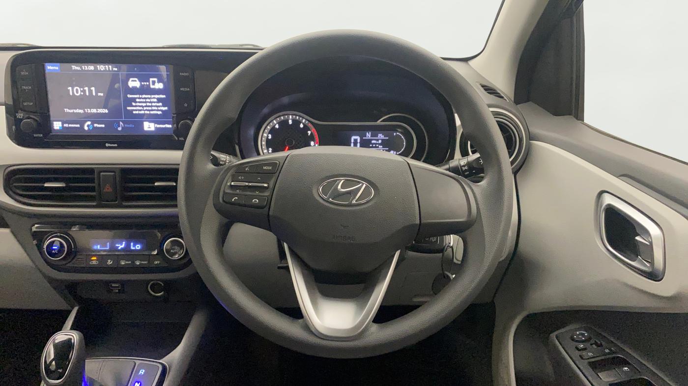 2021 Hyundai GRAND I10 NIOS SPORTZ AMT 1.2 KAPPA VTVT, Petrol, Automatic, 10,791 km, Steering Wheel Close Up