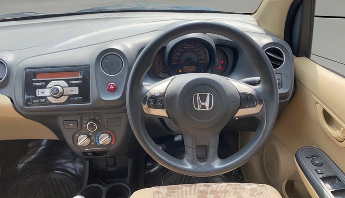2014 Honda Amaze 1.2L I-VTEC S, Petrol, Manual, 70,390 km, Steering Wheel Close Up
