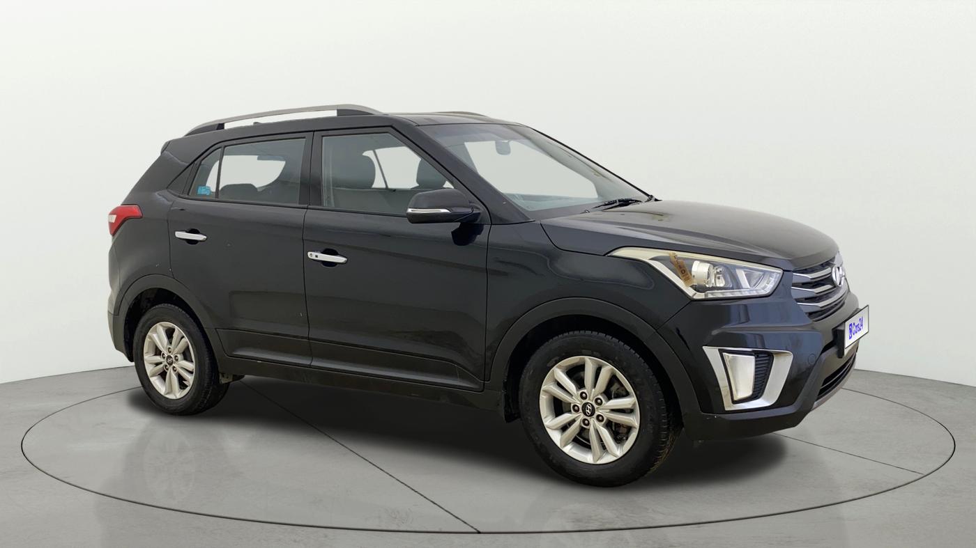 2016 Hyundai Creta SX PLUS 1.6 PETROL, Petrol, Manual, 1,20,527 km, Right Front Diagonal