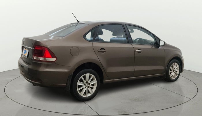 2017 Volkswagen Vento HIGHLINE PETROL AT, Petrol, Automatic, 1,13,017 km, Right Back Diagonal
