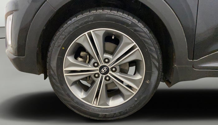 2018 Hyundai Creta SX PLUS AT 1.6 PETROL, Petrol, Automatic, 55,657 km, Left Front Wheel