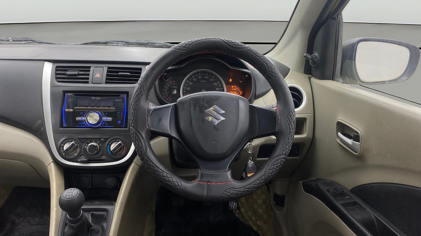2014 Maruti Celerio VXI CNG, CNG, Manual, 1,17,536 km, Steering Wheel Close Up