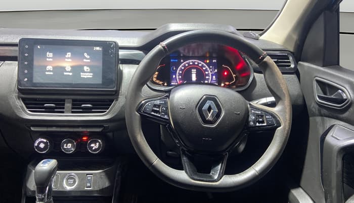 2022 Renault Kiger RXZ AMT DUAL TONE, Petrol, Automatic, 44,362 km, Steering Wheel Close Up