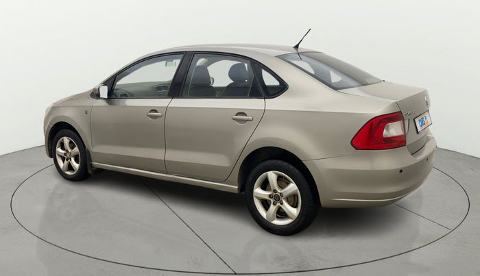 2013 Skoda Rapid AMBITION 1.6 TDI CR MT PLUS, Diesel, Manual, 1,04,812 km, Left Back Diagonal