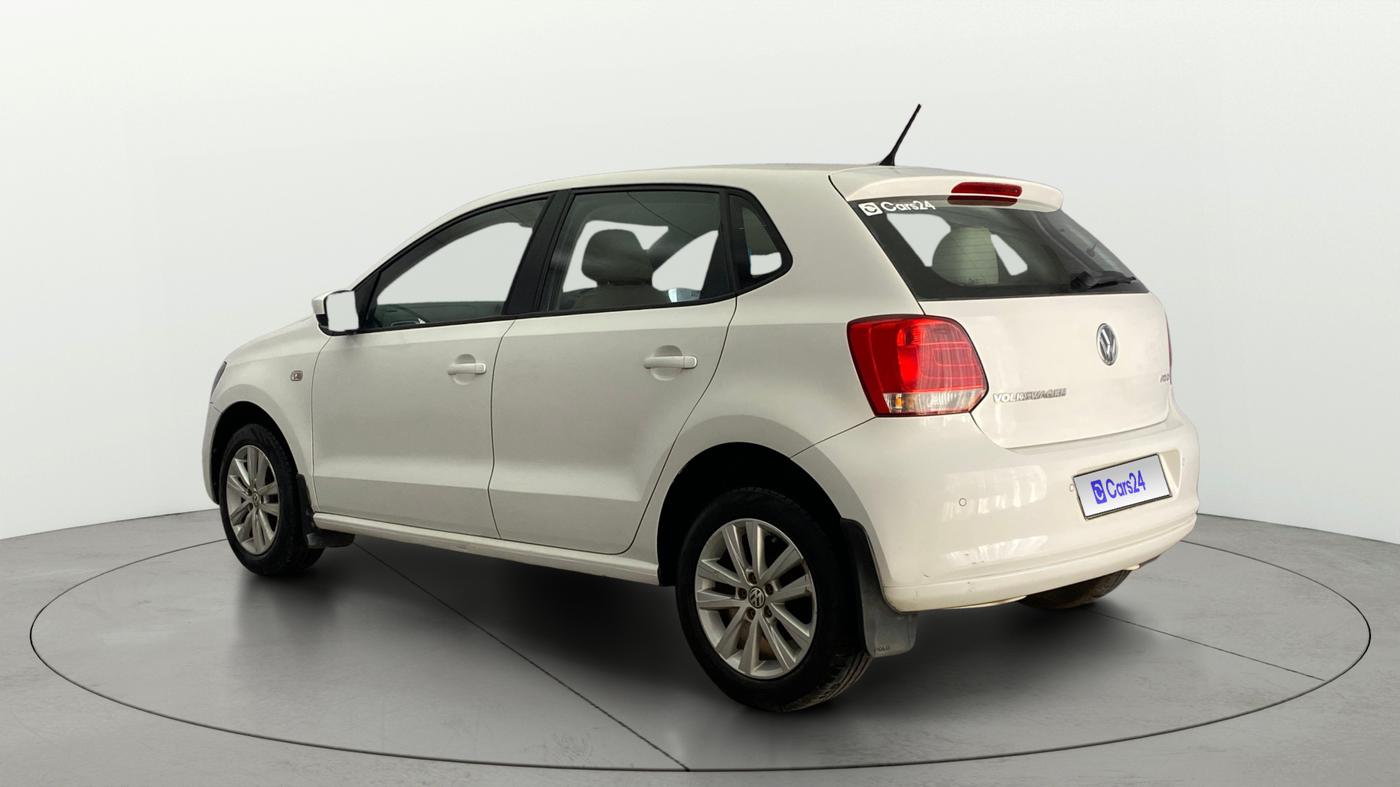 2013 Volkswagen Polo HIGHLINE1.2L, Petrol, Manual, 1,08,550 km, Left Back Diagonal