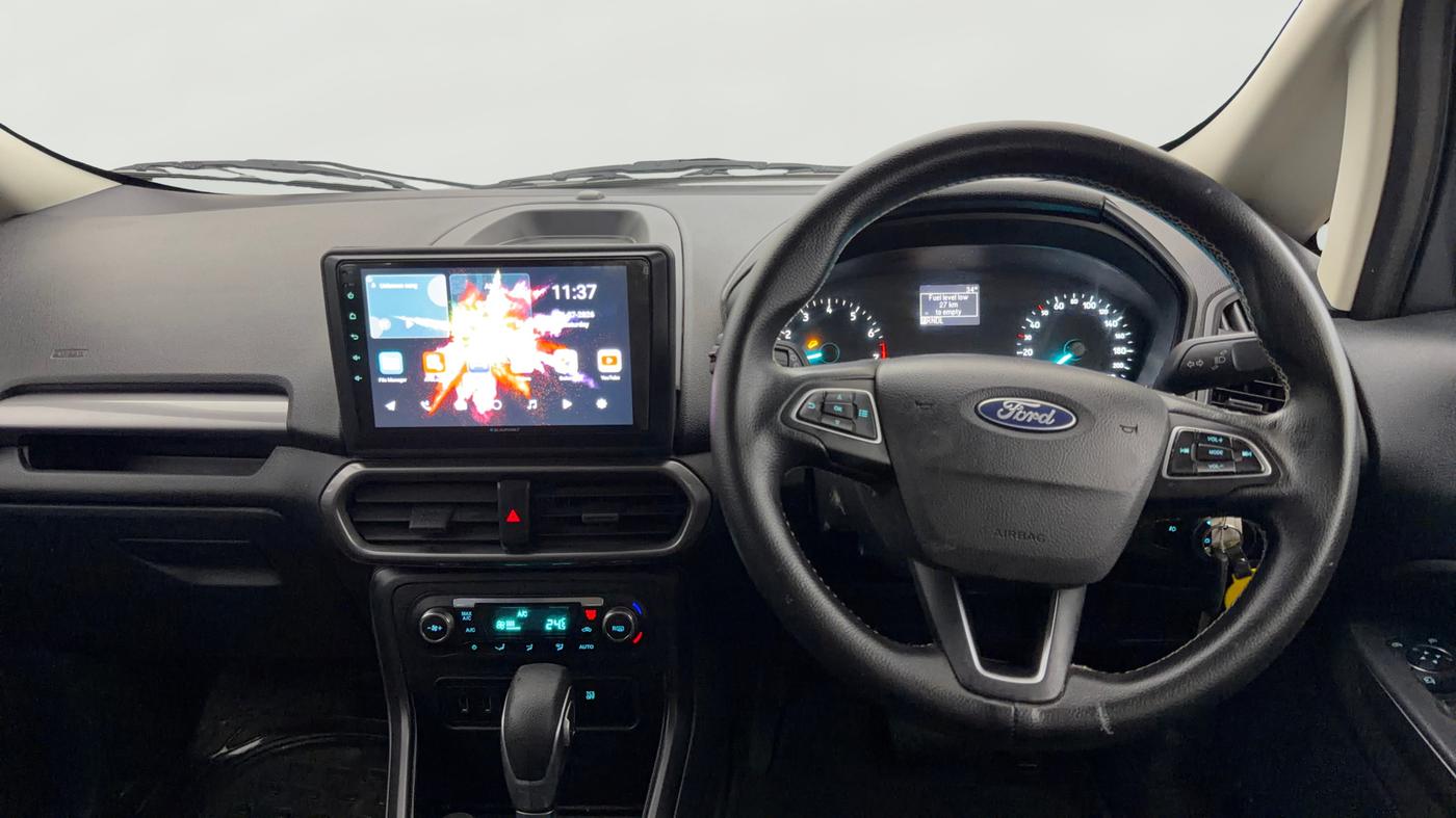 2018 Ford Ecosport TREND + 1.5L PETROL AT, Petrol, Automatic, 80,903 km, Steering Wheel Close Up
