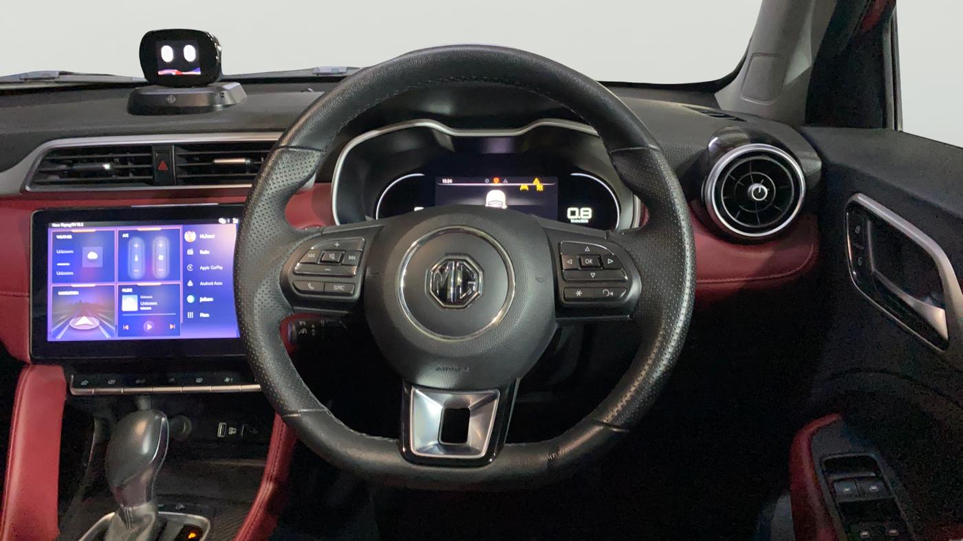 2022 MG ASTOR SAVVY 1.3 TURBO AT S RED, Petrol, Automatic, 17,466 km, Steering Wheel Close Up