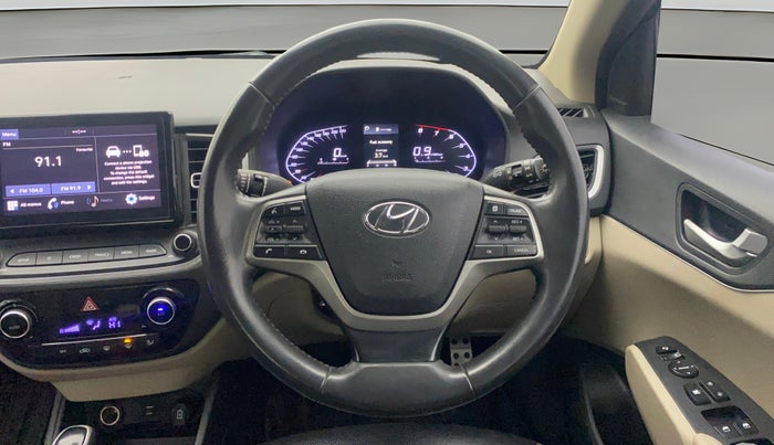 2020 Hyundai Verna SX 1.5 VTVT IVT, Petrol, Automatic, 95,956 km, Steering Wheel Close Up