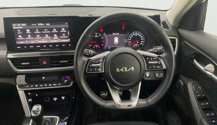 2022 KIA SELTOS GTX PLUS 1.4, Petrol, Manual, 21,865 km, Steering Wheel Close Up