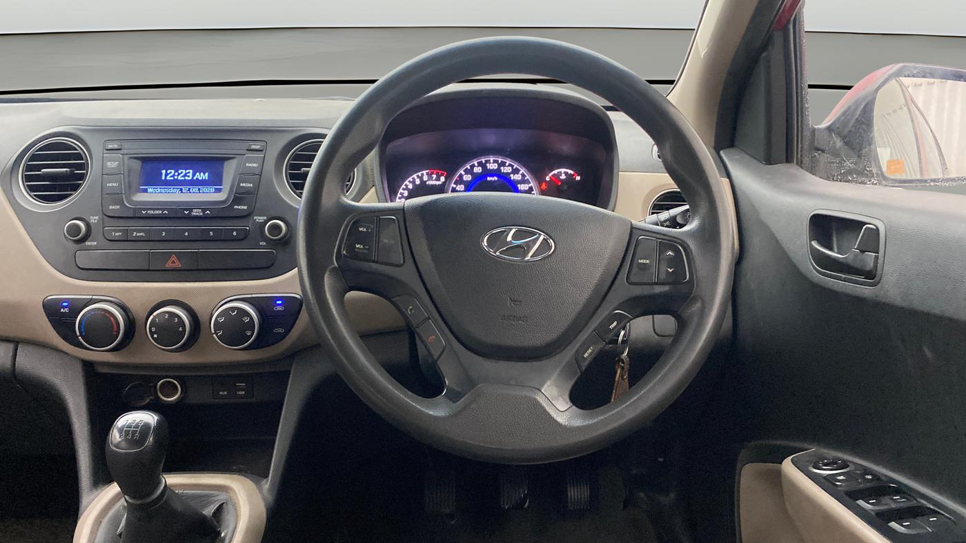 2018 Hyundai Grand i10 MAGNA 1.2 KAPPA VTVT, Petrol, Manual, 66,108 km, Steering Wheel Close Up