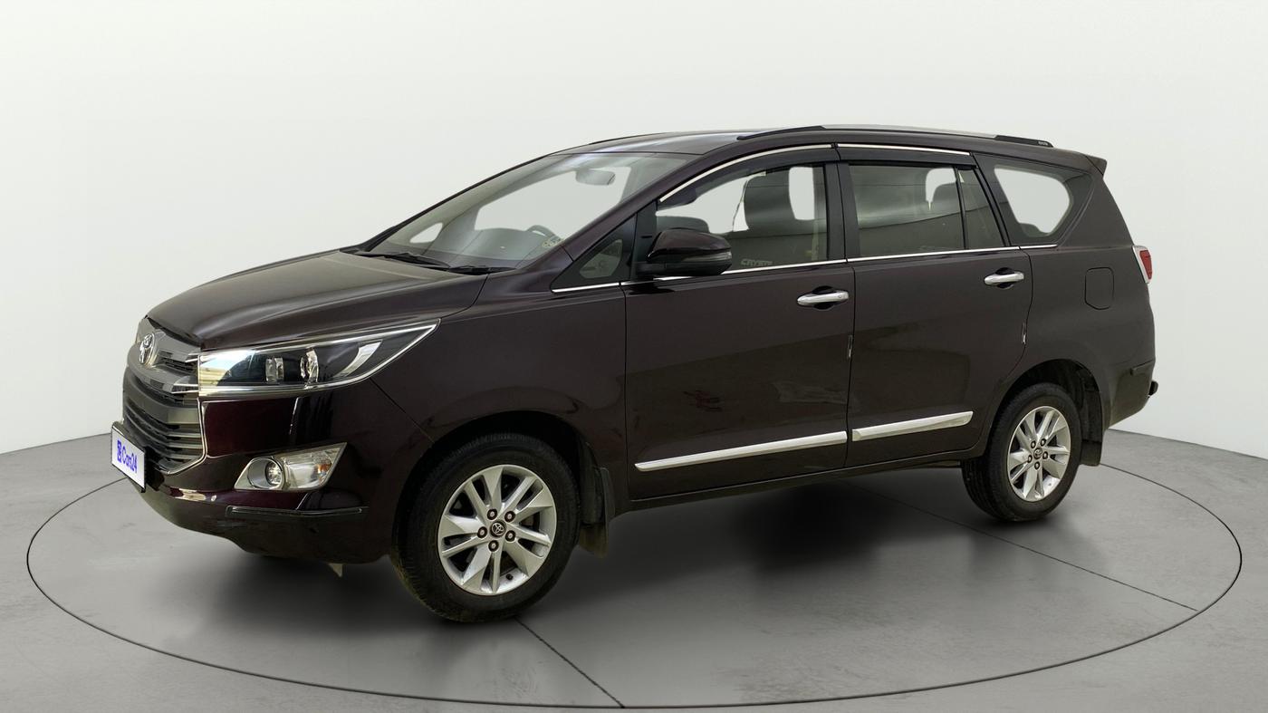 2019 Toyota Innova Crysta 2.4 VX 8 STR, Diesel, Manual, 80,404 km, Left Front Diagonal