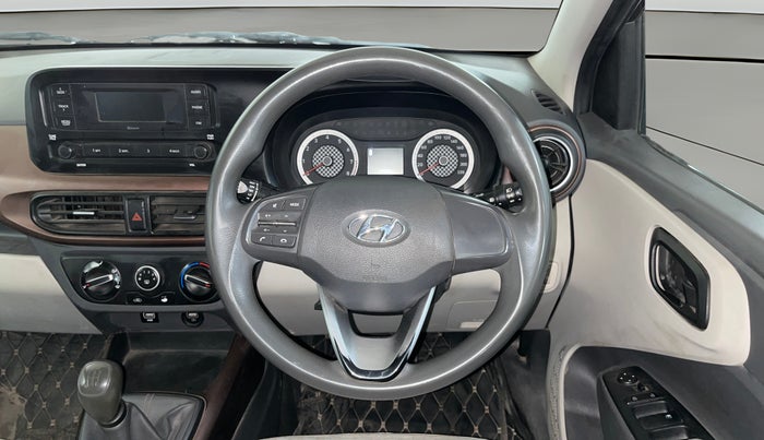 2021 Hyundai AURA S 1.2, Petrol, Manual, 77,764 km, Steering Wheel Close Up