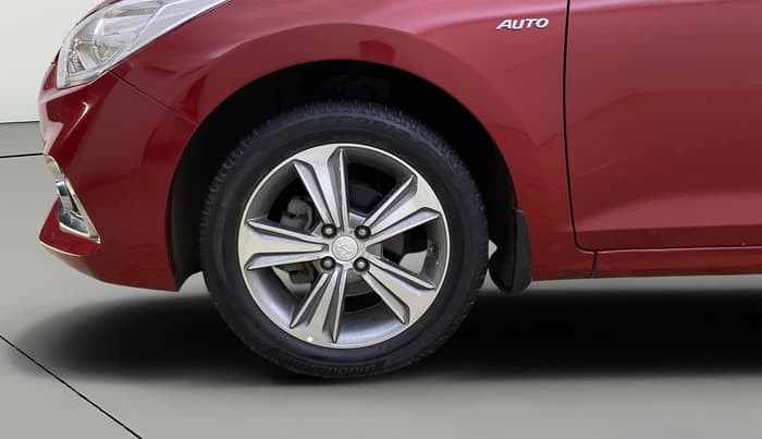 2019 Hyundai Verna 1.6 VTVT SX (O) AT, Petrol, Automatic, 26,169 km, Left Front Wheel