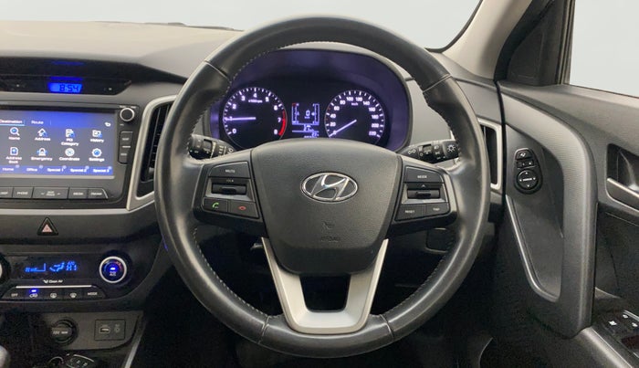 2017 Hyundai Creta SX PLUS 1.6 PETROL, Petrol, Manual, 80,223 km, Steering Wheel Close Up