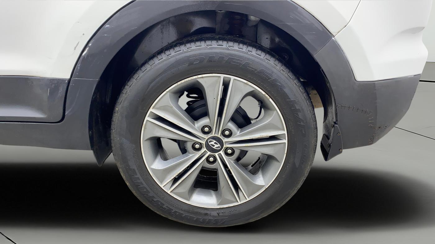 2017 Hyundai Creta SX PLUS AT 1.6 PETROL, Petrol, Automatic, 73,507 km, Left Rear Wheel