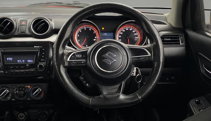 2019 Maruti Swift VXI, Petrol, Manual, 68,492 km, Steering Wheel Close Up